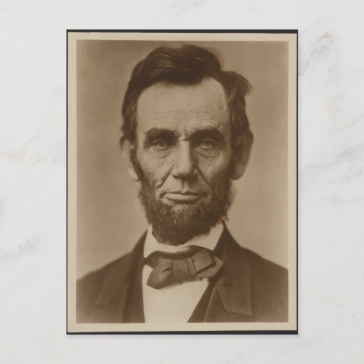 Abraham Lincoln Briefkaart (Voorkant)