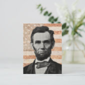 Abraham Lincoln Briefkaart (Staand voorkant)