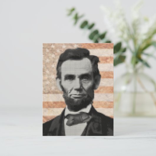 Abraham Lincoln Briefkaart (Staand voorkant)