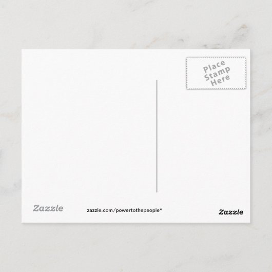 Abraham Lincoln Briefkaart (Achterkant)