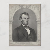 Abraham Lincoln Briefkaart (Voorkant)