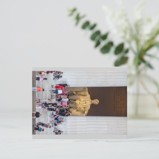 Abraham Lincoln Briefkaart (Staand voorkant)