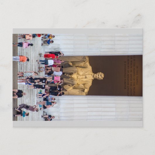 Abraham Lincoln Briefkaart (Voorkant)