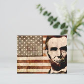 Abraham Lincoln Briefkaart (Staand voorkant)