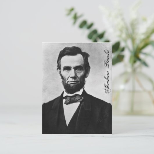 ABRAHAM LINCOLN BRIEFKAART (Staand voorkant)