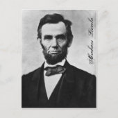 ABRAHAM LINCOLN BRIEFKAART (Voorkant)