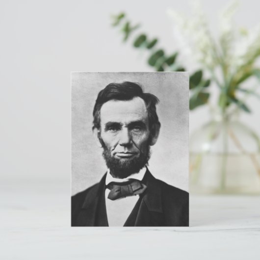 Abraham Lincoln Briefkaart (Staand voorkant)