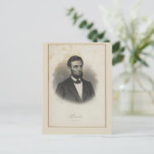 Abraham Lincoln Briefkaart (Staand voorkant)