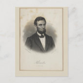 Abraham Lincoln Briefkaart (Voorkant)