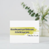 Abraham Lincoln Briefkaart (Staand voorkant)