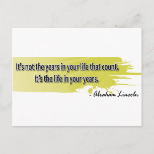 Abraham Lincoln Briefkaart