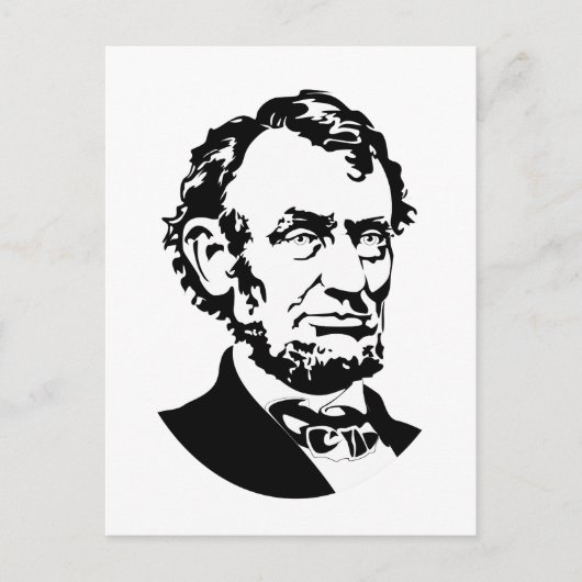 Abraham Lincoln Briefkaart (Voorkant)