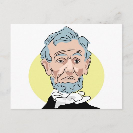 Abraham Lincoln Briefkaart (Voorkant)