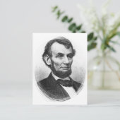 Abraham Lincoln Briefkaart (Staand voorkant)