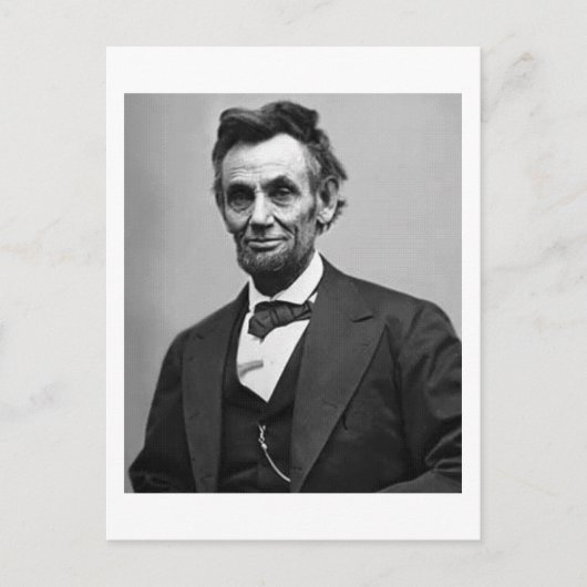 Abraham Lincoln Briefkaart (Voorkant)