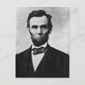 Abraham Lincoln Briefkaart (Voorkant)