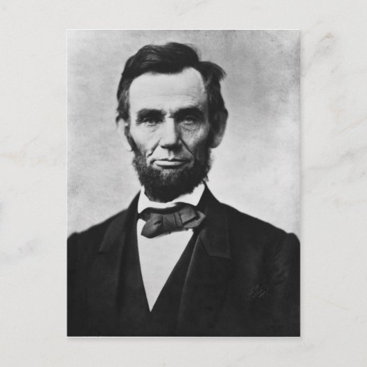 Abraham Lincoln Briefkaart (Voorkant)