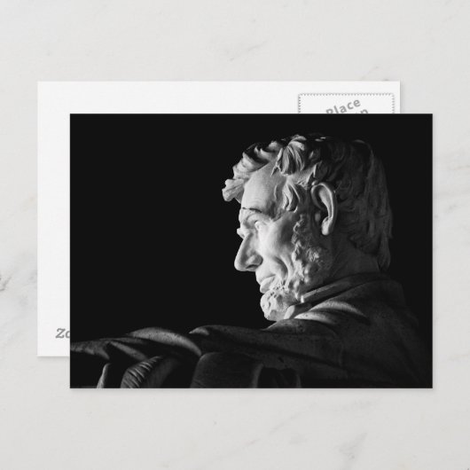 Abraham Lincoln Briefkaart (Voorkant / Achterkant)