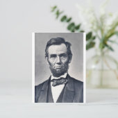 Abraham Lincoln Briefkaart (Staand voorkant)