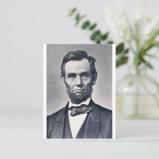 Abraham Lincoln Briefkaart (Staand voorkant)