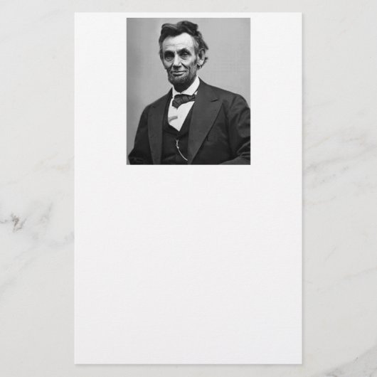 Abraham Lincoln Briefpapier (Voorkant)