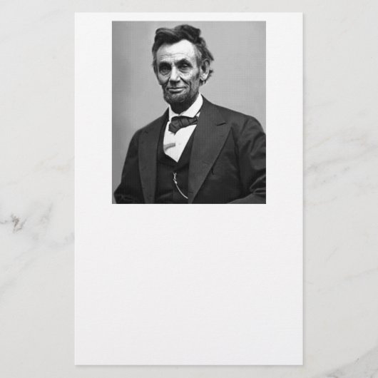Abraham Lincoln Briefpapier (Voorkant)
