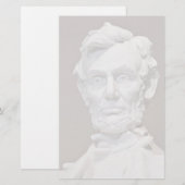 Abraham Lincoln Briefpapier (Voorkant / Achterkant)