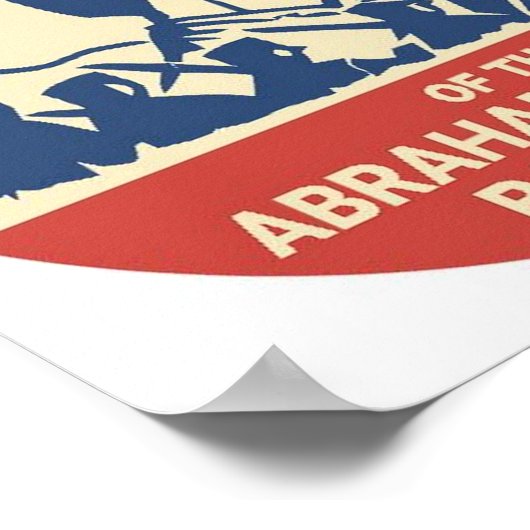 Abraham Lincoln Brigade Emblem Badge Poster (Hoek)