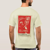 Abraham Lincoln Brigade Premature Anti-Facist T-shirt (Achterkant)