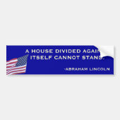 Abraham Lincoln Bumpersticker (Voorkant)