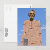 Abraham Lincoln Bust, Wyoming Briefkaart (Voorkant / Achterkant)