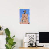 Abraham Lincoln Bust, Wyoming Poster (Thuiskantoor)