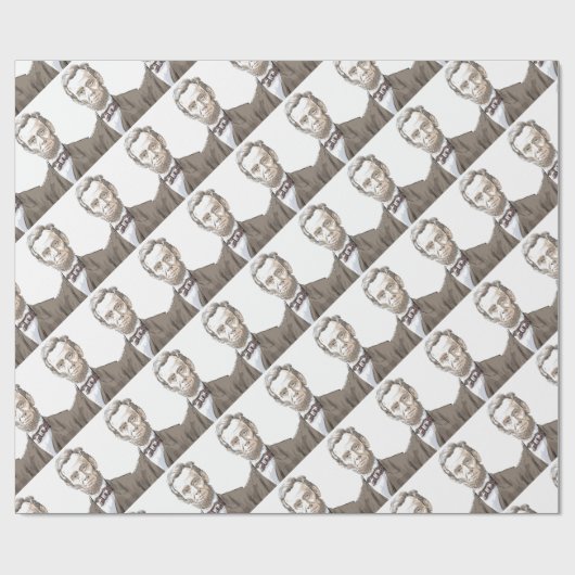 Abraham Lincoln Cadeaupapier (Vlak)