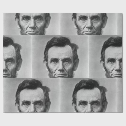 Abraham Lincoln Cadeaupapier (Vlak)