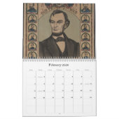 Abraham Lincoln Calendar Kalender (Feb 2026)