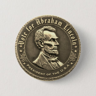 Abraham Lincoln Campaign Button