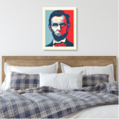 Abraham Lincoln Canvas (Insitu (Slaapkamer))