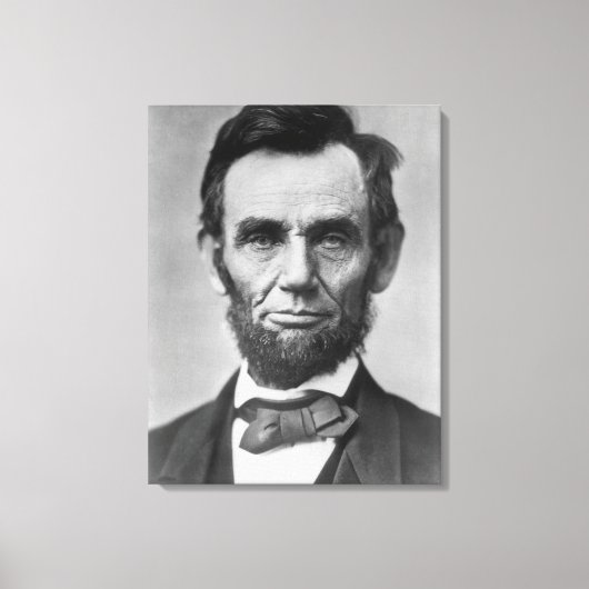 Abraham Lincoln Canvas Afdruk (Voorkant)
