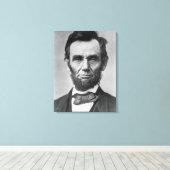 Abraham Lincoln Canvas Afdruk (Insitu (Houten vloer))
