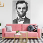 Abraham Lincoln Canvas Afdruk (Insitu (Woonkamer))