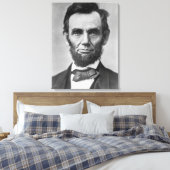 Abraham Lincoln Canvas Afdruk (Insitu (Slaapkamer))
