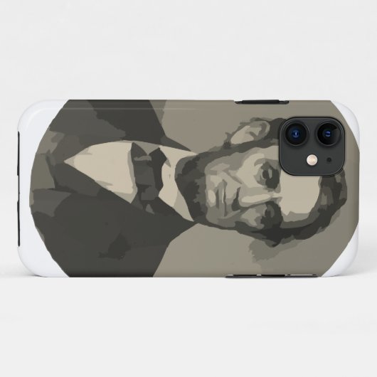 abraham lincoln Case-Mate iPhone case (Achterkant (horizontaal))