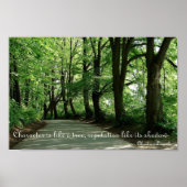 Abraham Lincoln Character Quote Poster (Voorkant)