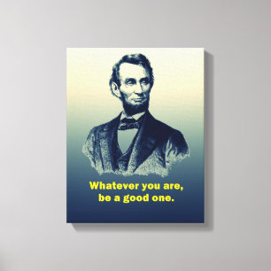 Abraham Lincoln citaat Canvas Afdruk