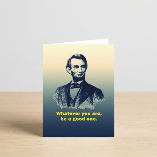 Abraham Lincoln citaat Kaart
