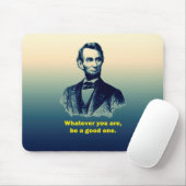 Abraham Lincoln citaat Muismat (Met muis)