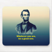 Abraham Lincoln citaat Muismat (Voorkant)