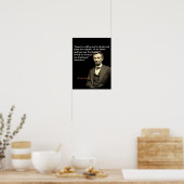 Abraham Lincoln citaat over de vernietiging van Am Poster (Keuken)