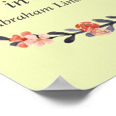 Abraham Lincoln citeert de filosofie van de school Poster (Hoek)