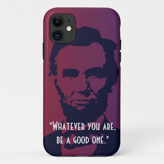 Abraham Lincoln citeert iPhone 5 Hoesje (Achterkant)